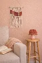 Décoration murale macramé