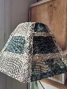 Lampe dame jeanne originale, jute et macramé