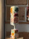 Lampe inspiration vintage en macramé