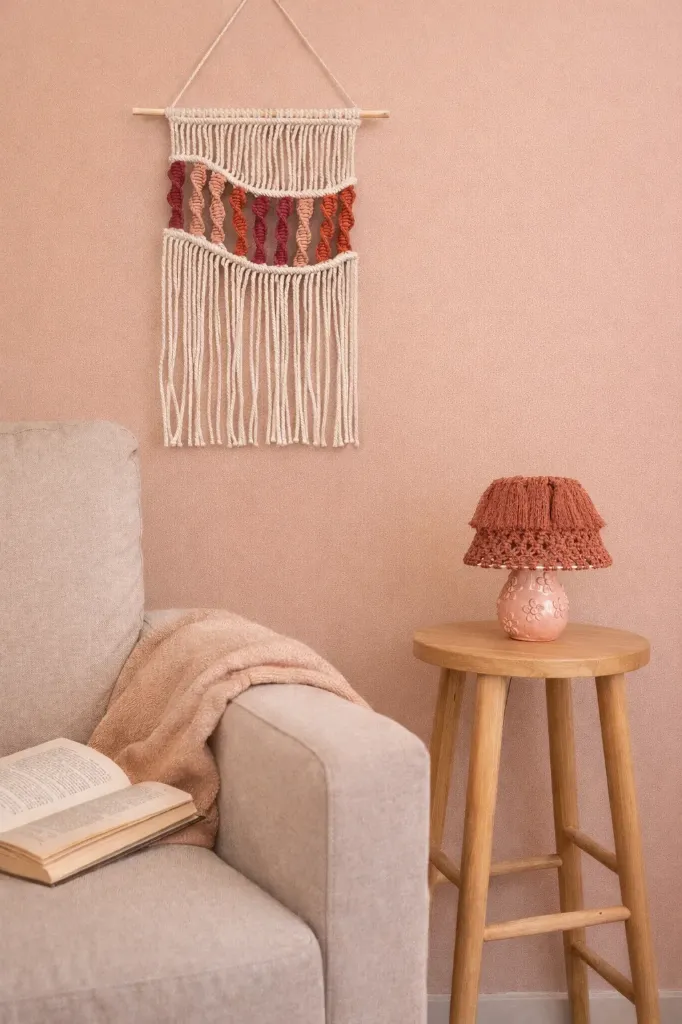 Twist (Décoration murale macramé)