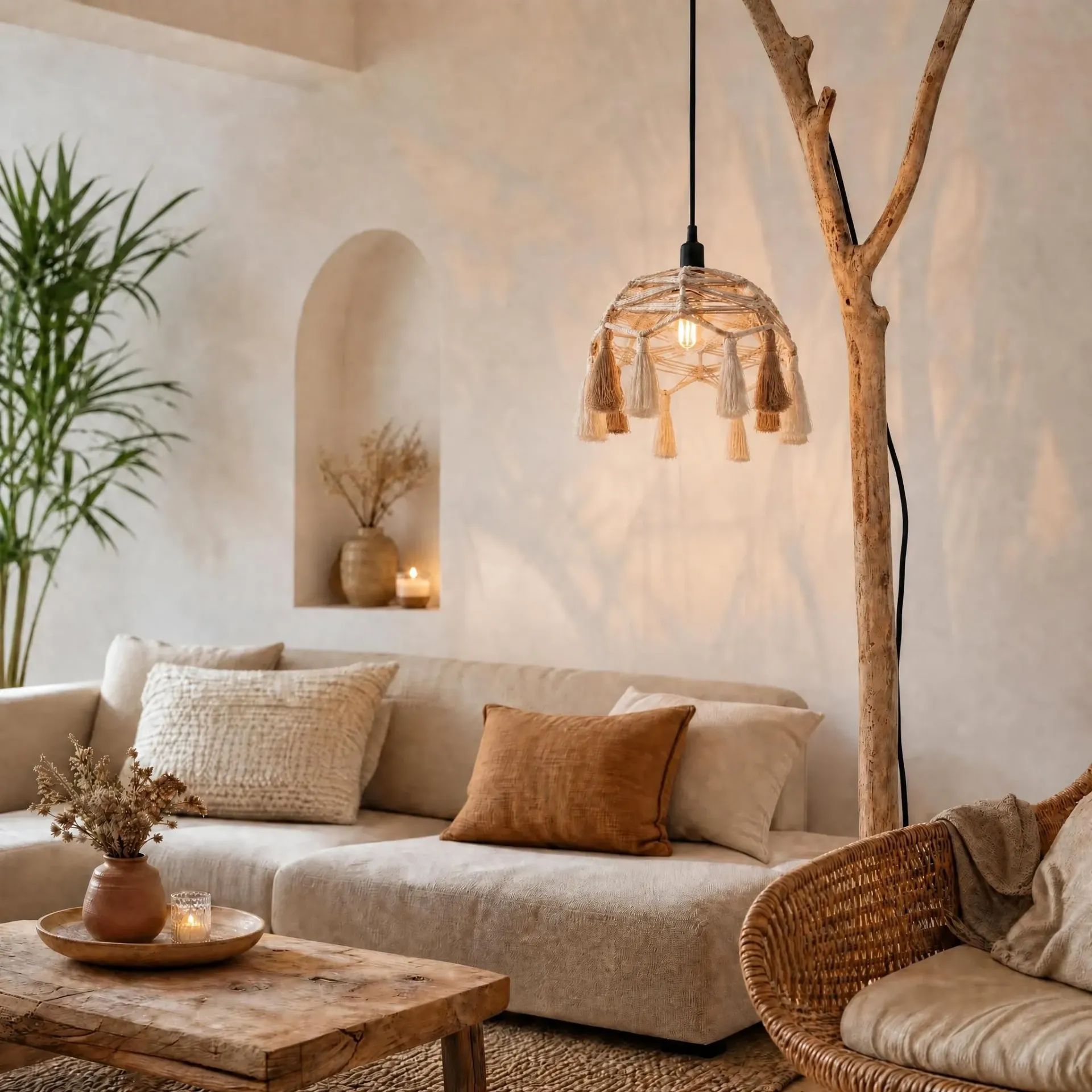 Nahia (Suspension macramé boho)